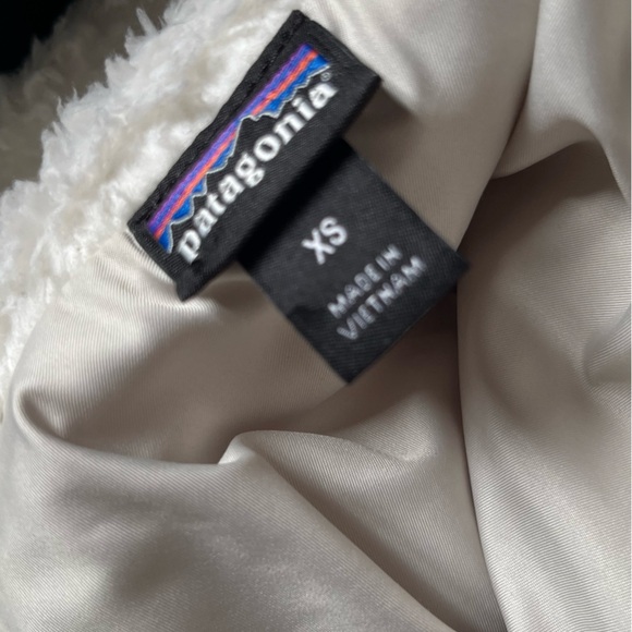 Patagonia Los Gatos Fleece Vest White Sherpa Xsmall - Picture 3 of 3